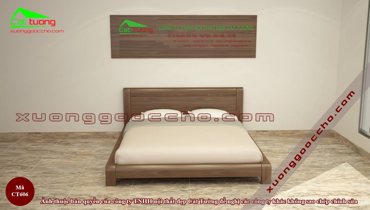 Giường Ngủ Gỗ Óc Chó