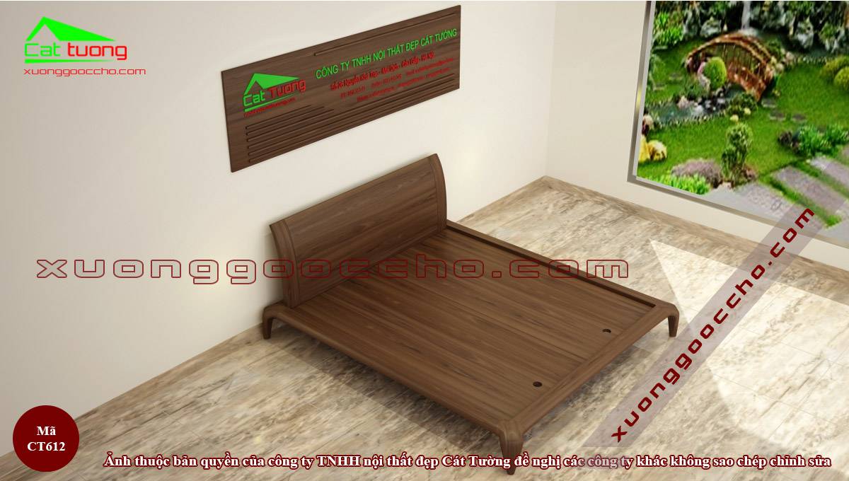Giường Ngủ Gỗ Óc Chó