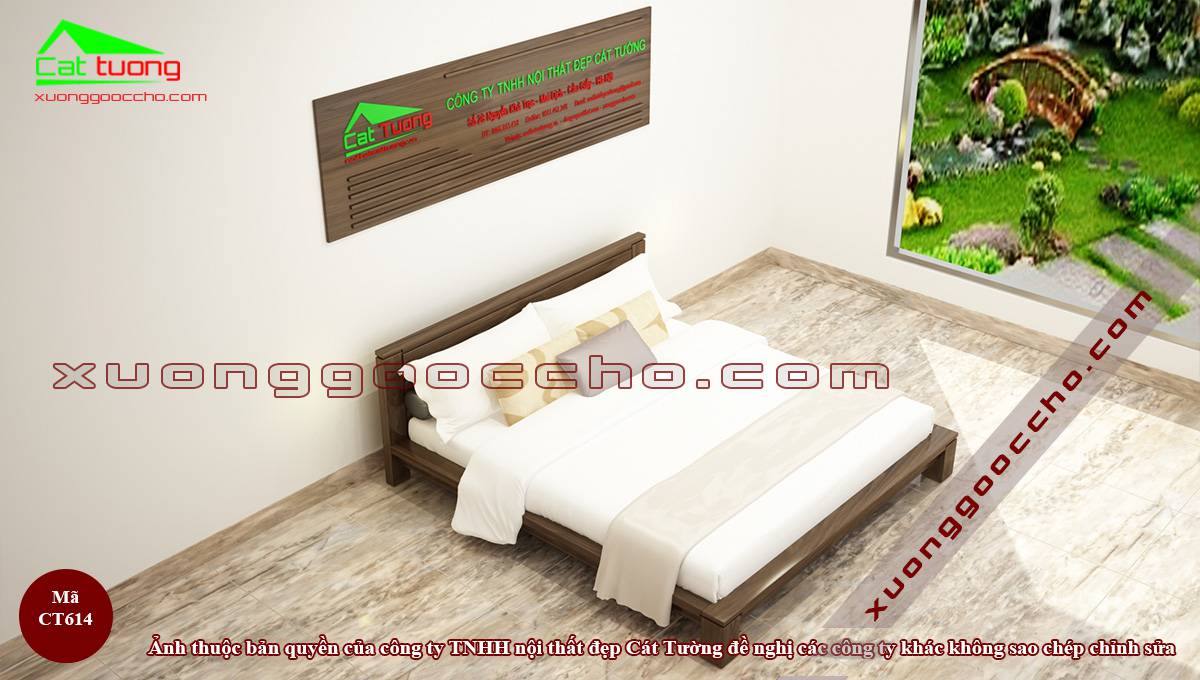 Giường Ngủ Gỗ Óc Chó