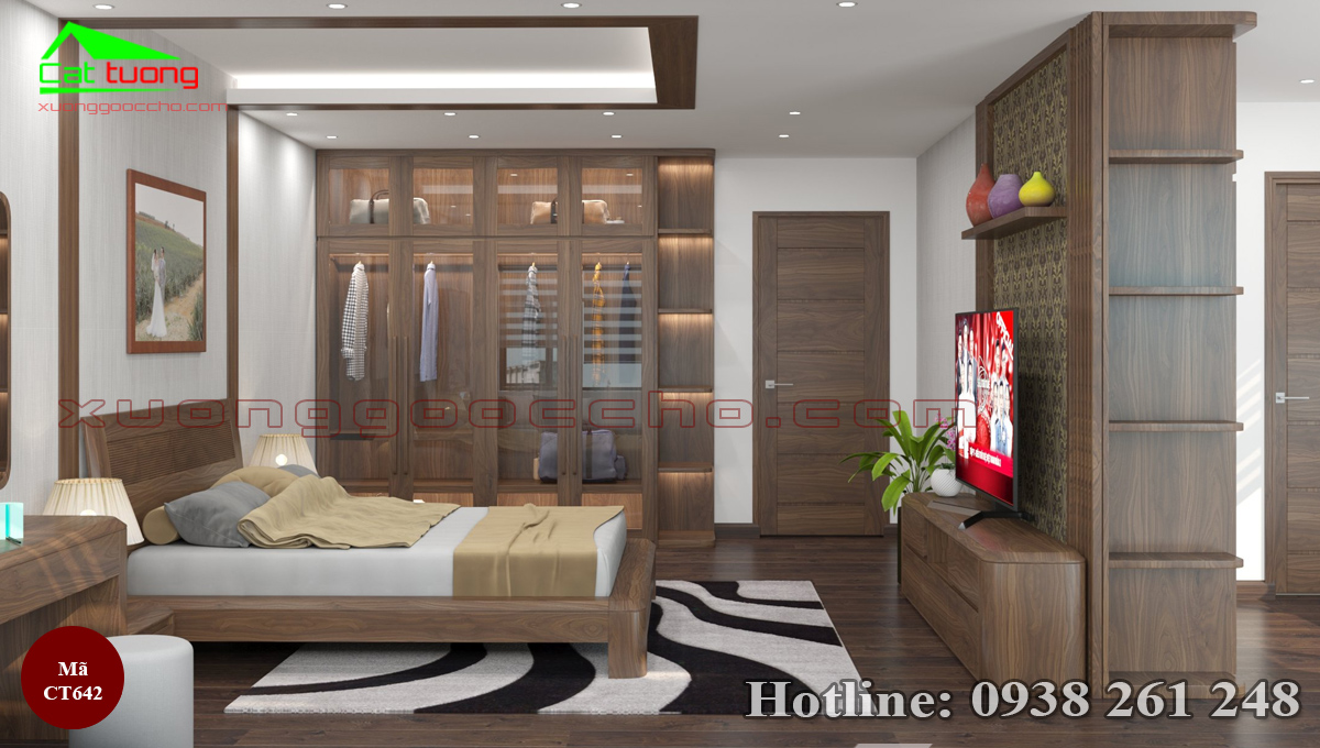 Giường Ngủ Gỗ Óc Chó