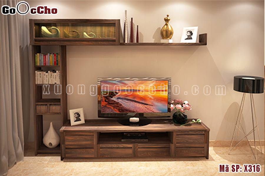 Kệ Tivi Gỗ Óc Chó