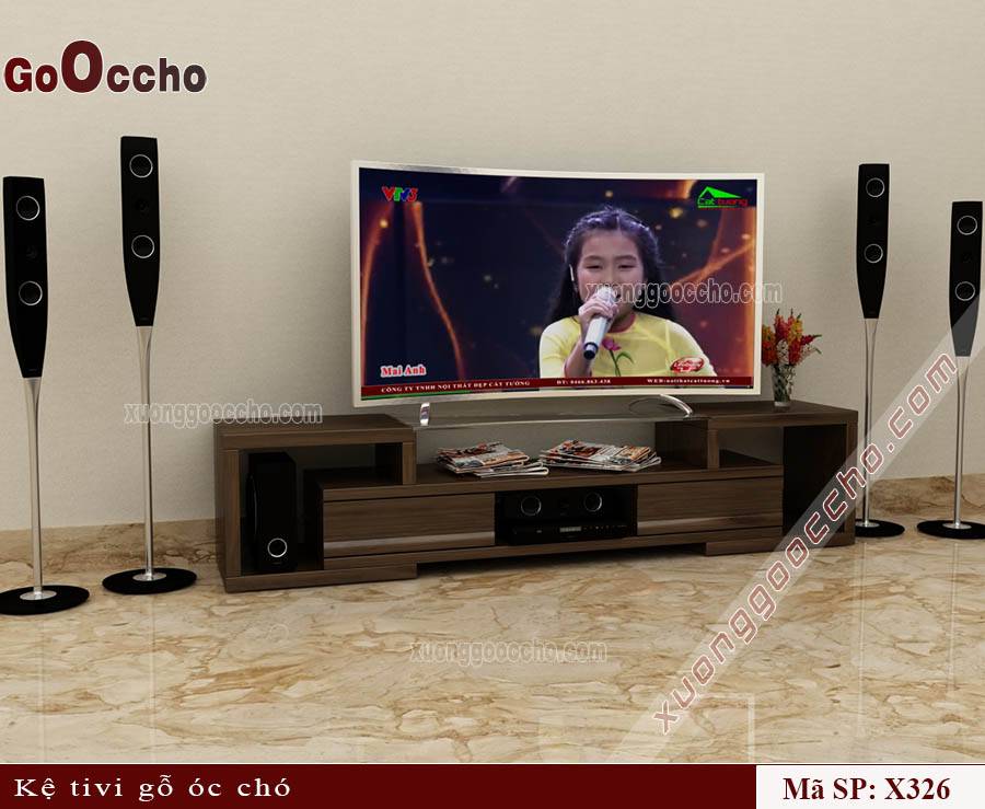 Kệ Tivi Gỗ Óc Chó