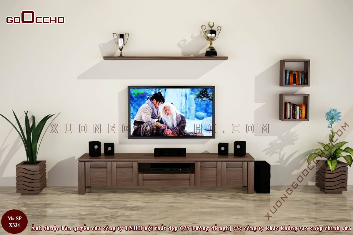 Kệ Tivi Gỗ Óc Chó