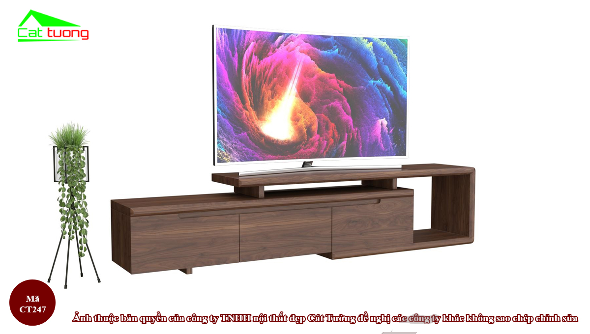 Kệ Tivi Gỗ Óc Chó