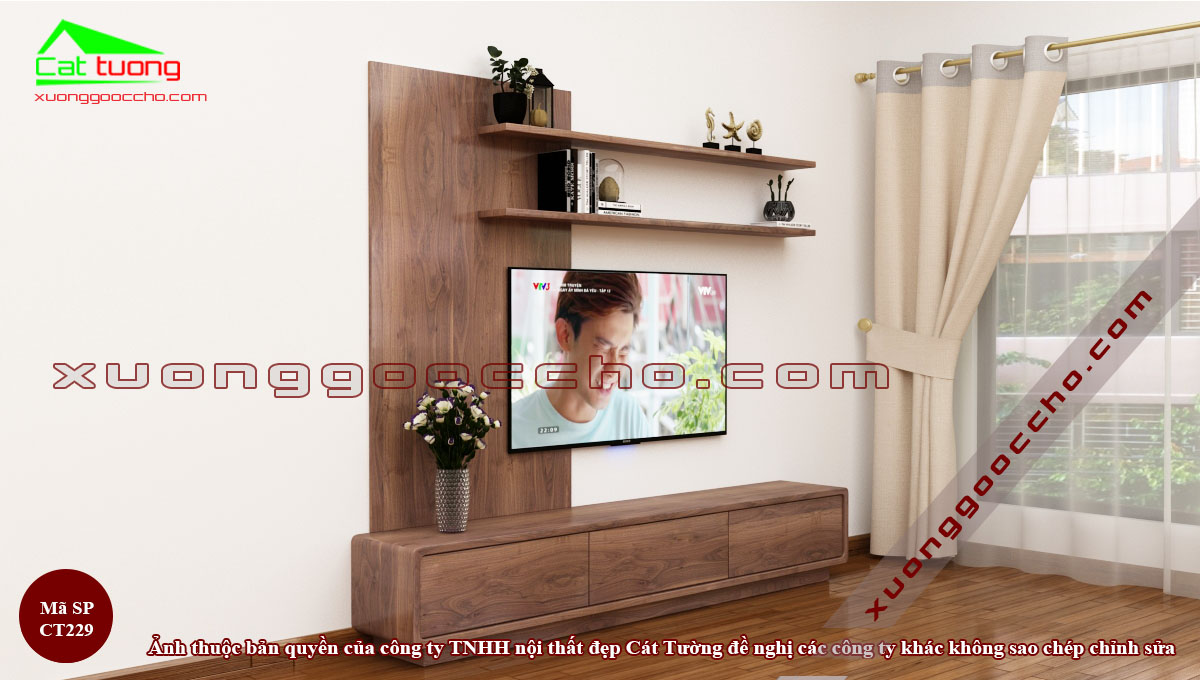 Kệ Tivi Gỗ Óc Chó