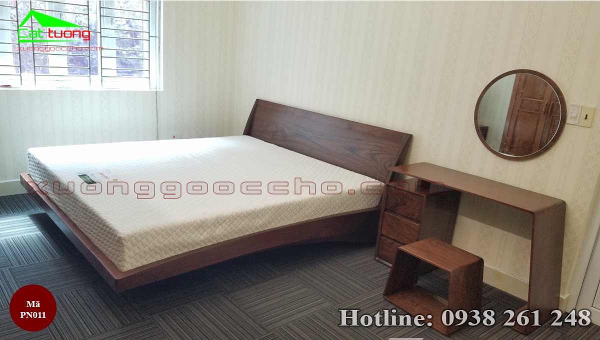 Phòng ngủ gỗ óc chó