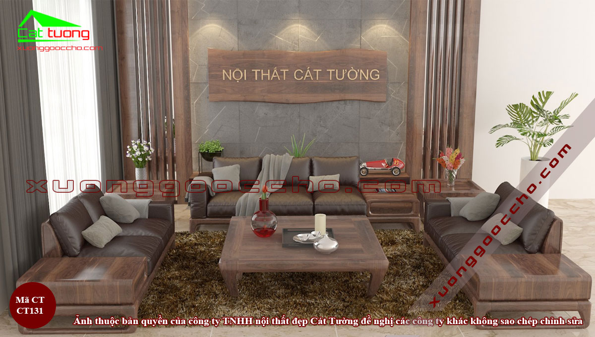 Sofa Gỗ Óc Chó