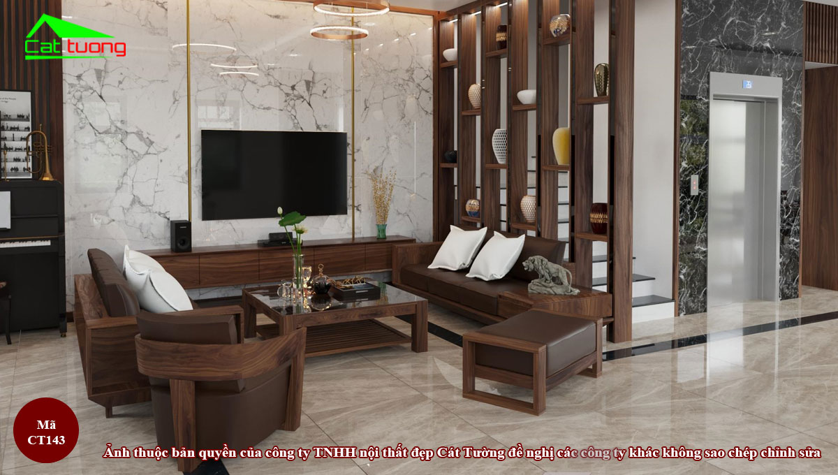 Sofa Gỗ Óc Chó