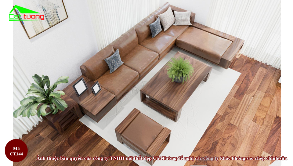 Sofa Gỗ Óc Chó