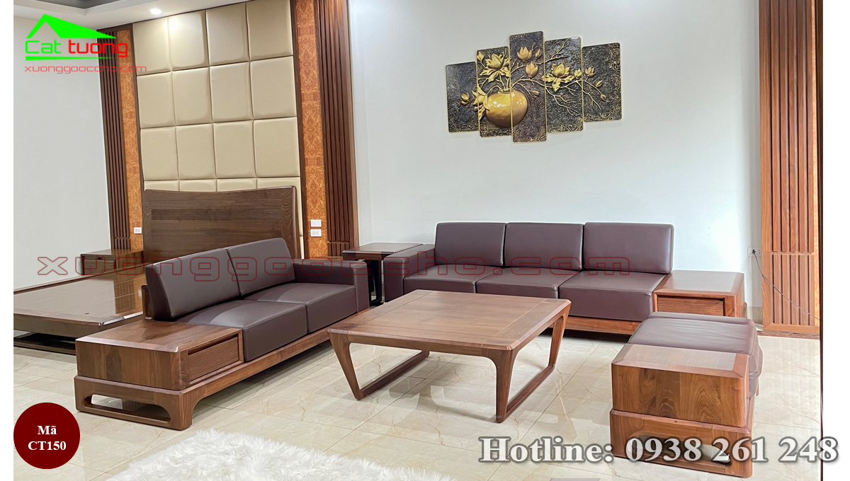 Sofa Gỗ Óc Chó