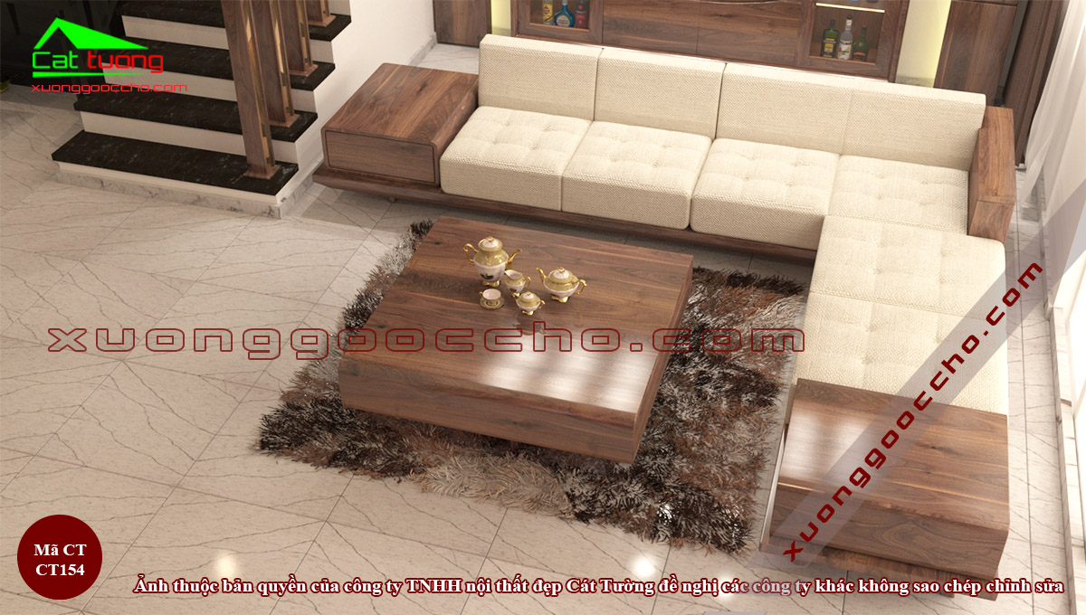 Sofa Gỗ Óc Chó