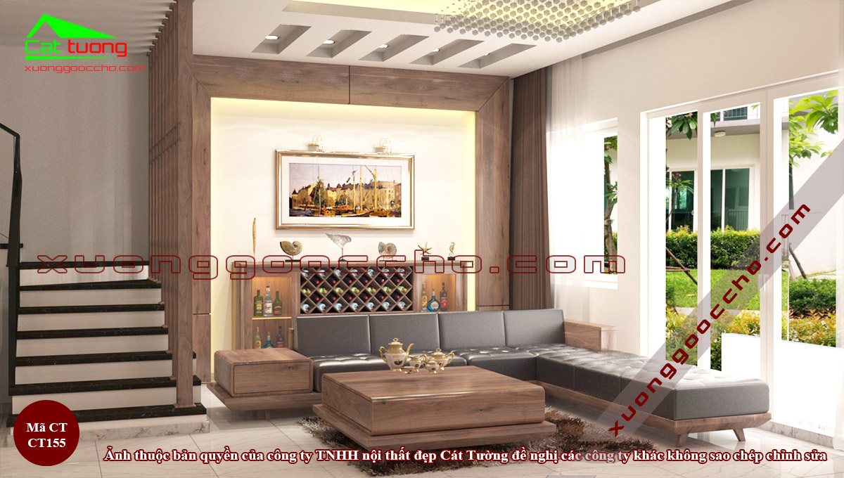 Sofa Gỗ Óc Chó