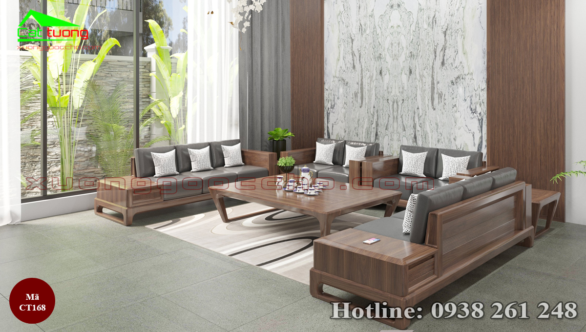 Sofa Gỗ Óc Chó