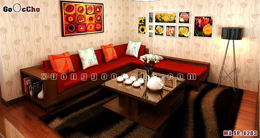 Sofa Gỗ Óc Chó