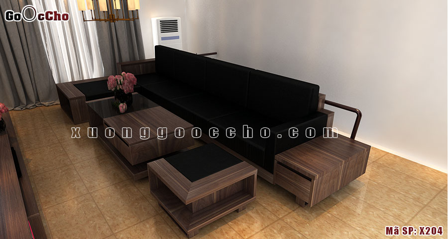 Sofa Gỗ Óc Chó