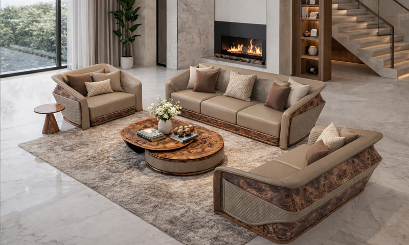 Sofa Gỗ Óc Chó