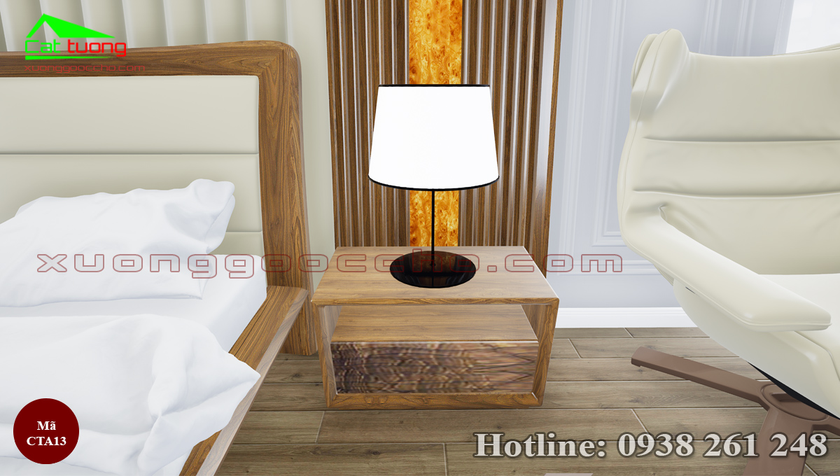 Táp Đầu Giường Gỗ Óc Chó