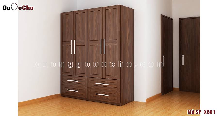 Tủ Quần Áo Gỗ Óc Chó