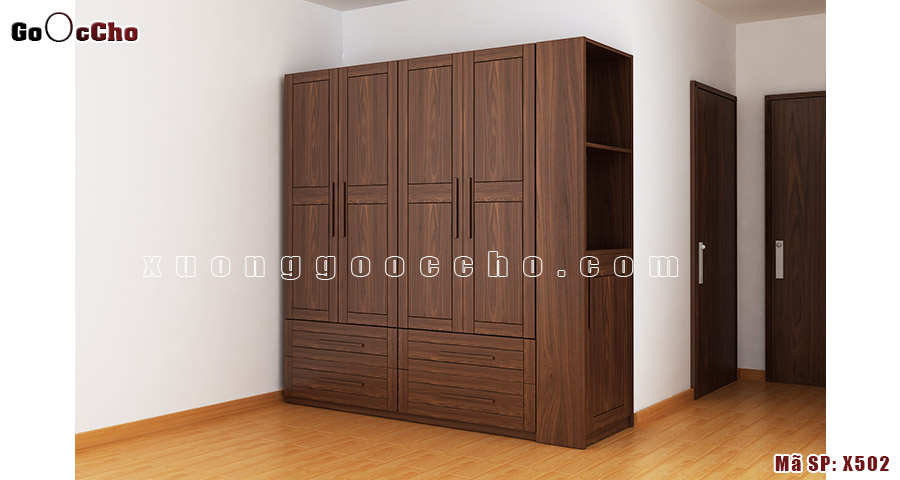 Tủ Quần Áo Gỗ Óc Chó