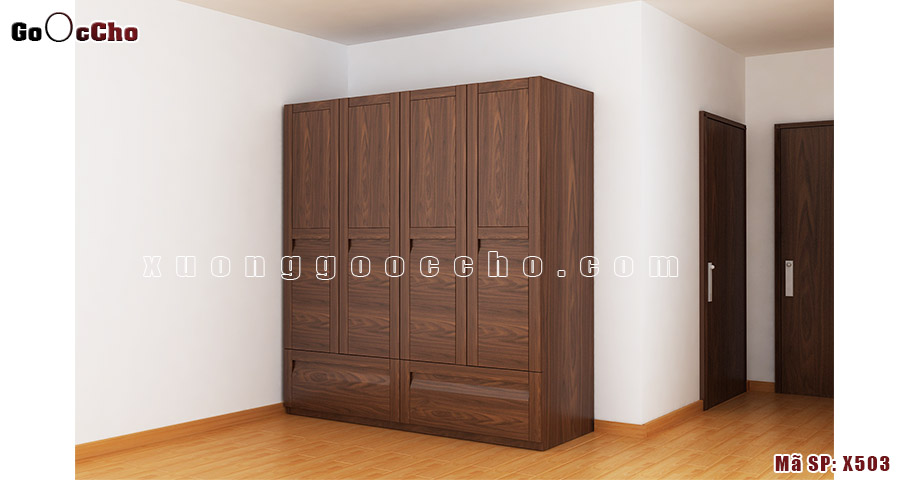 Tủ Quần Áo Gỗ Óc Chó
