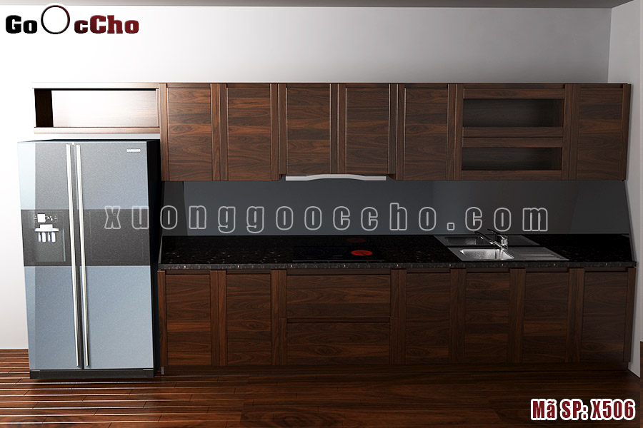 Tủ Bếp Gỗ Óc Chó