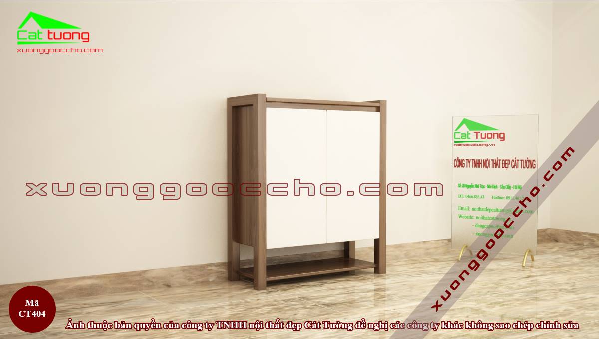 Tủ Giày Gỗ Óc Chó