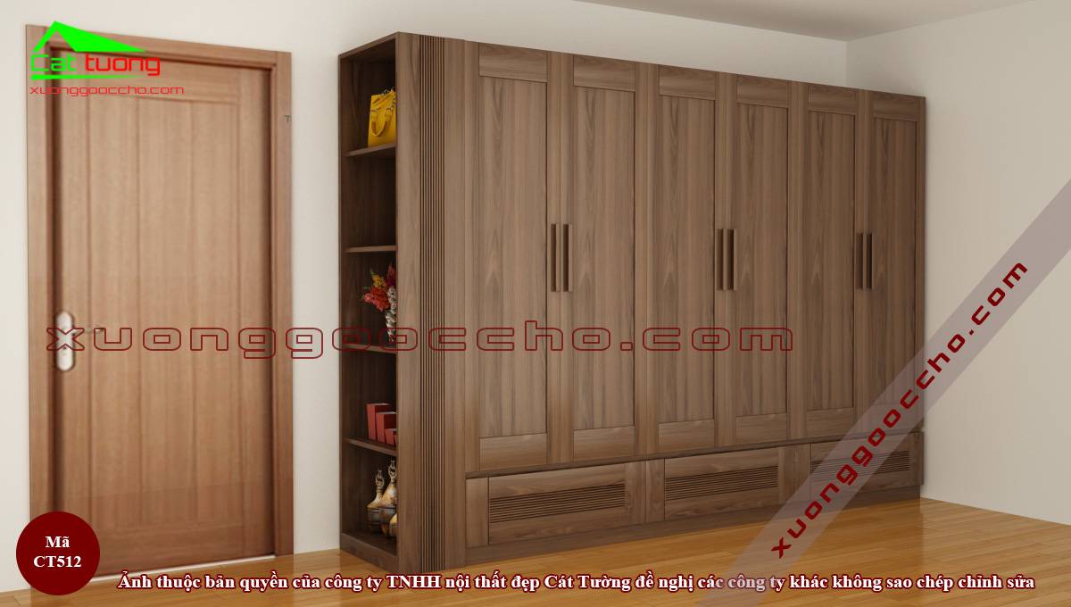Tủ Quần Áo Gỗ Óc Chó