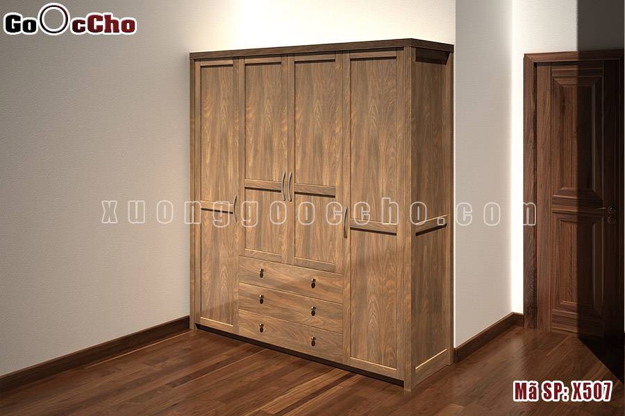 Tủ Quần Áo Gỗ Óc Chó