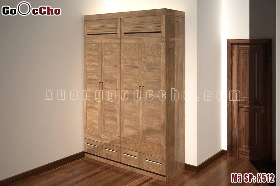 Tủ Quần Áo Gỗ Óc Chó