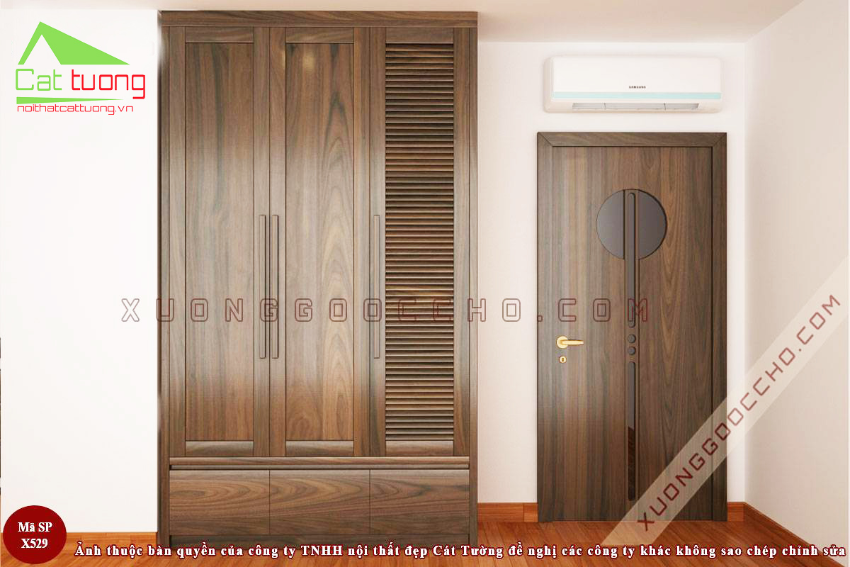 Tủ Quần Áo Gỗ Óc Chó