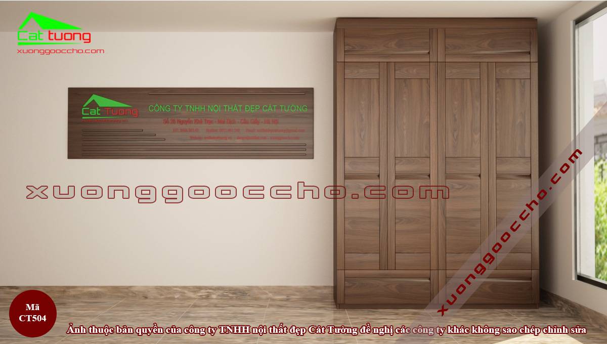 Tủ Quần Áo Gỗ Óc Chó