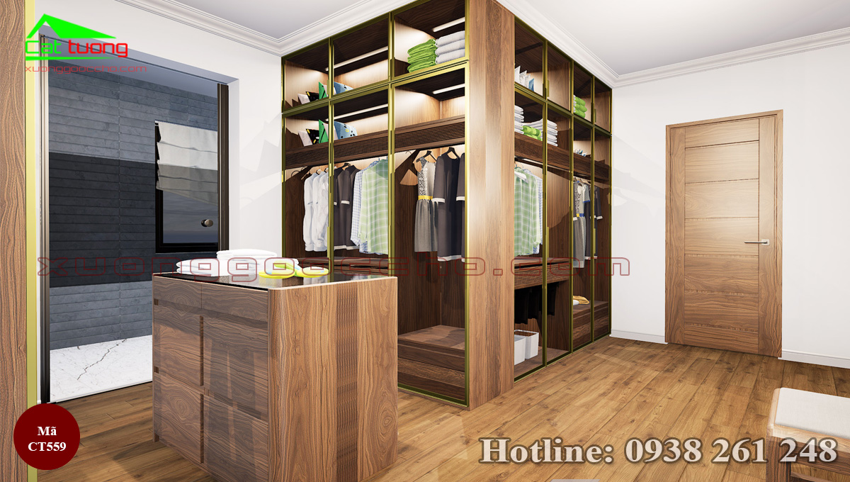 Tủ Quần Áo Gỗ Óc Chó