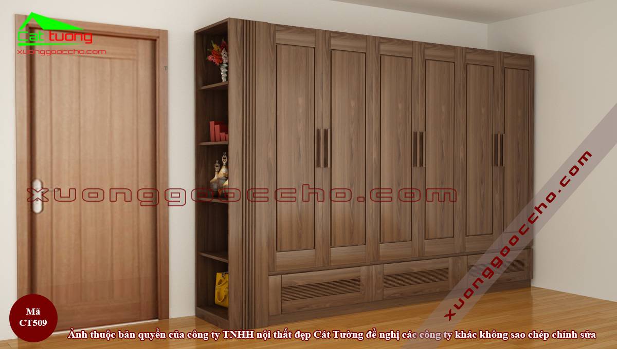 Tủ Quần Áo Gỗ Óc Chó