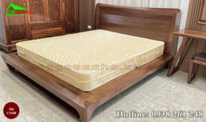 Giường gỗ óc chó CT658